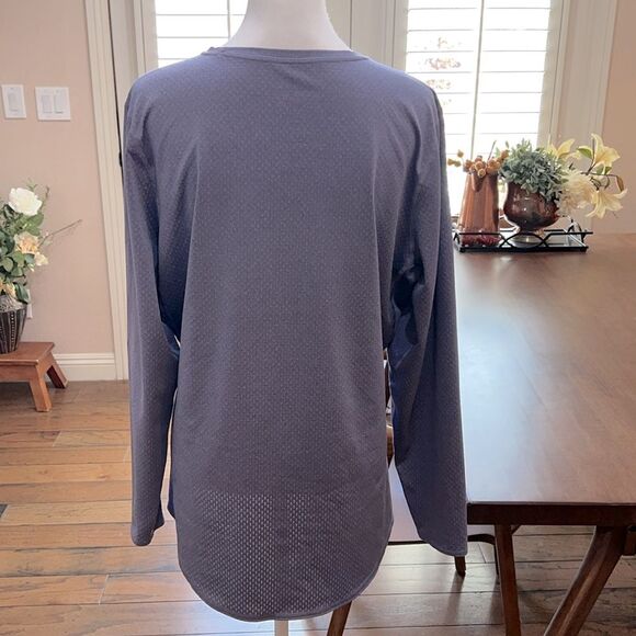 REI Co-op Women’s Midweight Base Layer Crew Top Purple Haze Waffle Knit XL - Picture 4 of 7